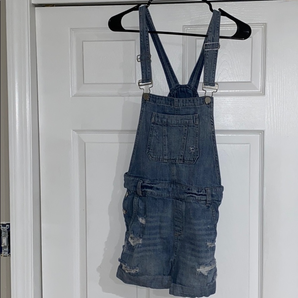 Denim Short-alls